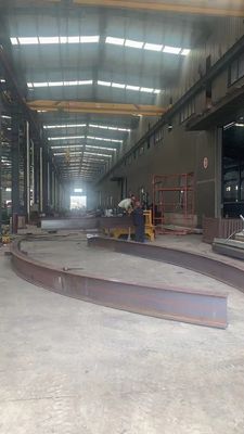 لوله فولادی 2''-8'' با دستگاه خم کن قطر بزرگ برای خم کردن مقطع فولادی به رادیان های مختلف