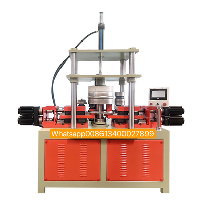 CNC Servo قطع و چرخاندن لبه های نامنظم ماشین چرخاندن فلزی تقویت مخروطی تجهیزات چرخاندن